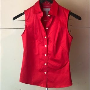 🎊5/$25🎊 Banana Republic Button Sleeveless Polo